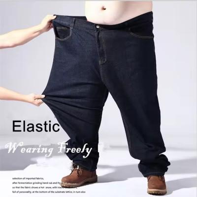 5XL 6XL 7XL 8XL Blue Extra Large Oversize Mens Elastic Stretch Denim Trousers Male Jean Pants Big Size Black Jeans Men