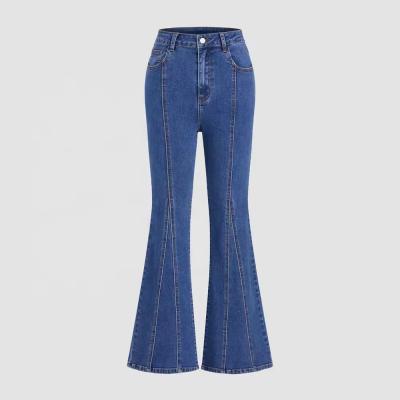 custom high waist skinny flare pants women flare jeans women