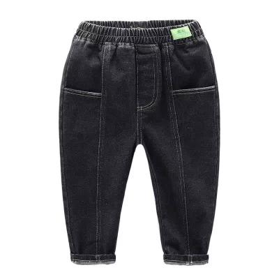 kids boys blue denim jeans elastic waist cotton denim trousers kids jeans outfits children wear boys jeans