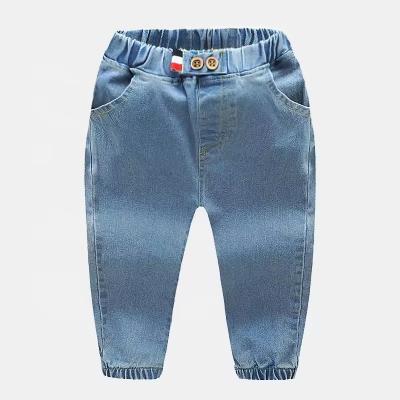 wholesale kids jeans pants elastic waist stretch jeans for kids denim jeans kids children