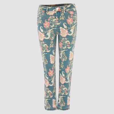 women straight jeans custom women designer jeans pants all over print jeans women